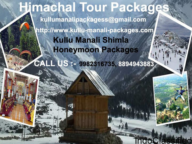 Kullu Manali Vovlo Packages,  Kullu Manali Shimla Honeymoon Packages - 1