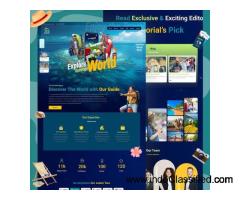 Travel Website Landing Page