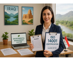 Steps for ISO 14001 certification in Iraq for tourism