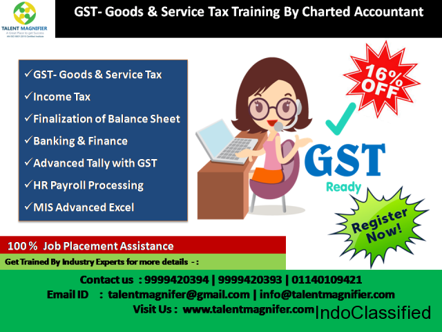 The Best Training Institute For GST Training Course in Laxmi nagar - 1