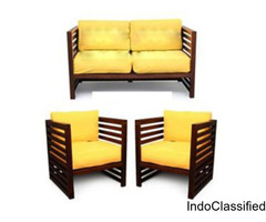 wooden furnitures - cot, bureau, sofa
