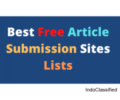 Top Free Best Article Submission Sites Lists in India - 1