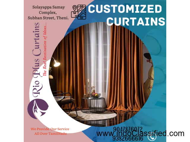 Customized Curtains in Tamilnadu - 1
